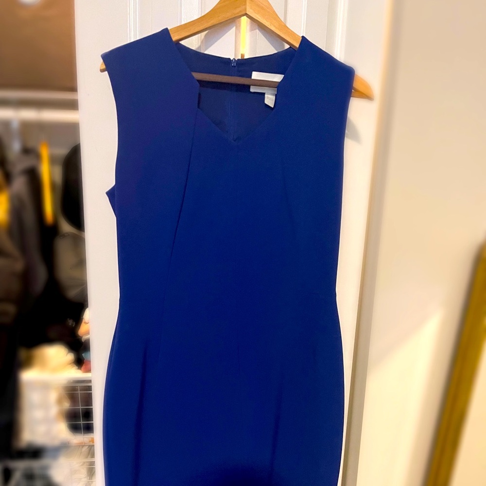 Royal blue Hugo Boss dress